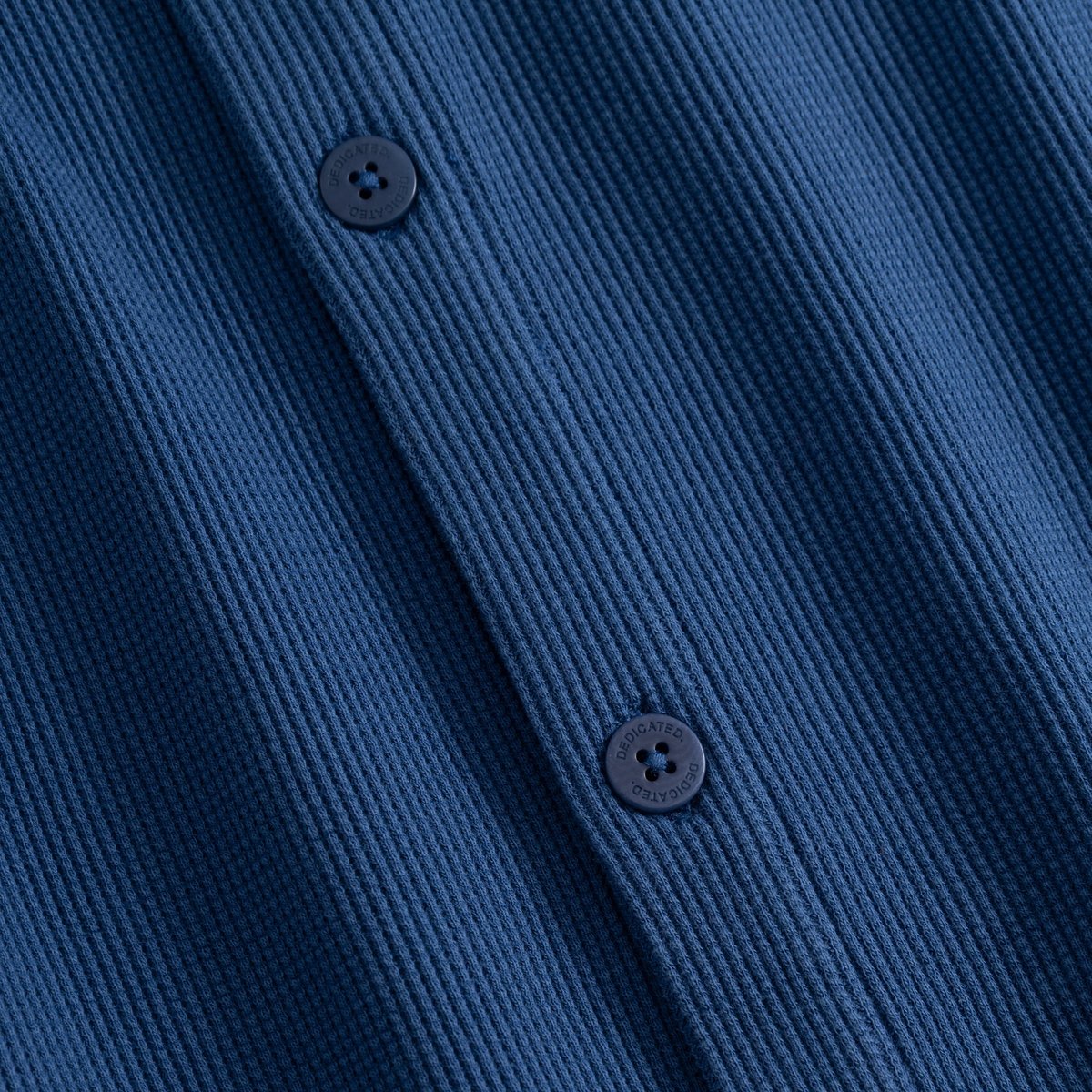Shirt Falkvik Waffle True Blue