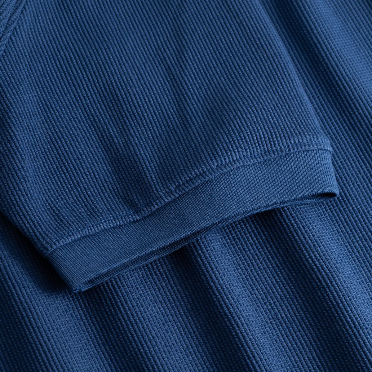 Shirt Falkvik Waffle True Blue