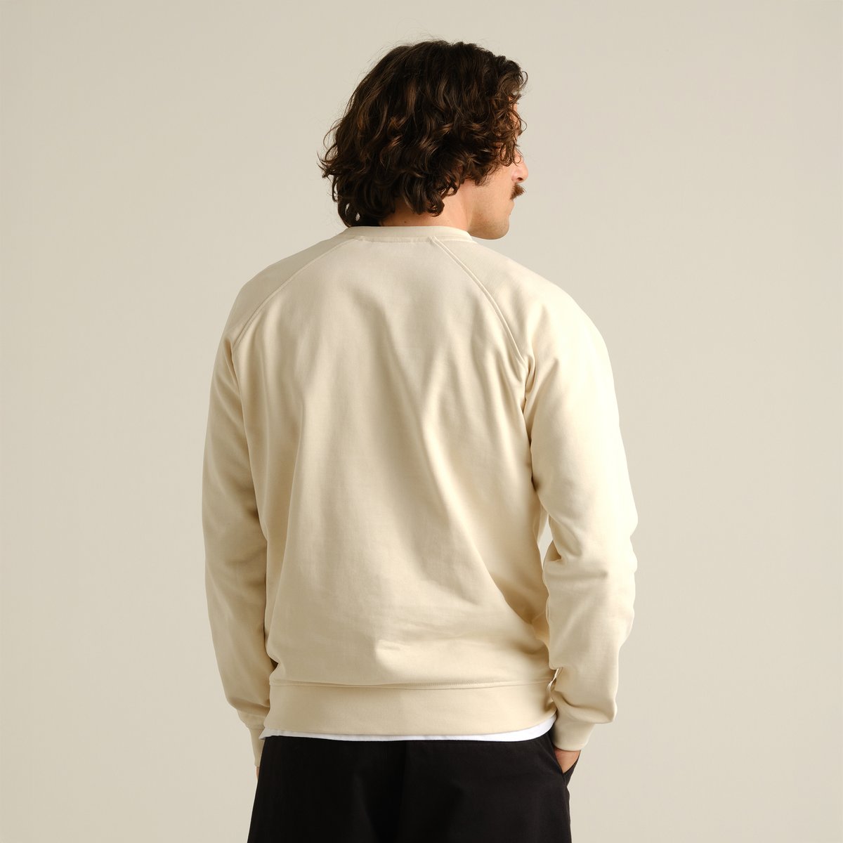 Sweatshirt Malmoe Base Egg White