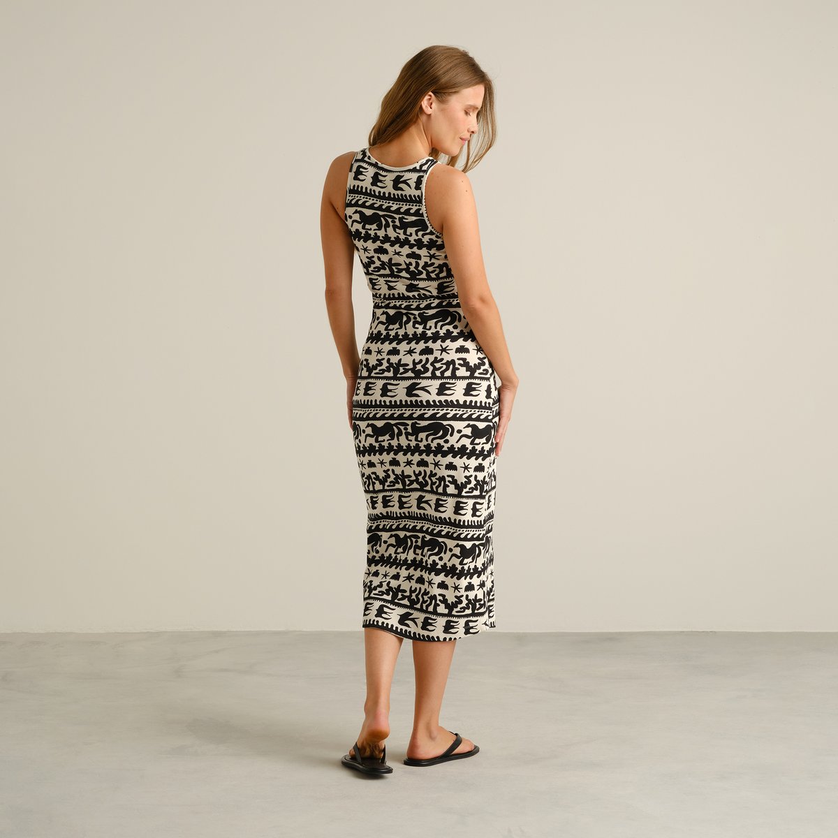 Rib Dress Motala Beach Gallop Egg White
