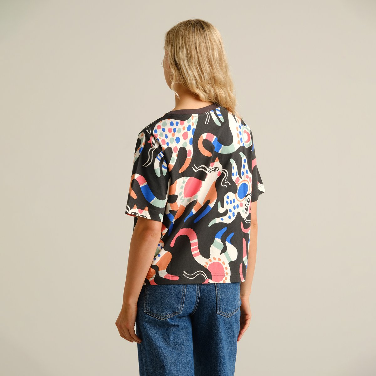 T-shirt Vadstena Magic Cats Multi Color