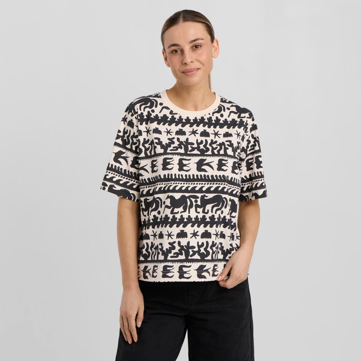 T-shirt Vadstena Beach Gallop Egg White