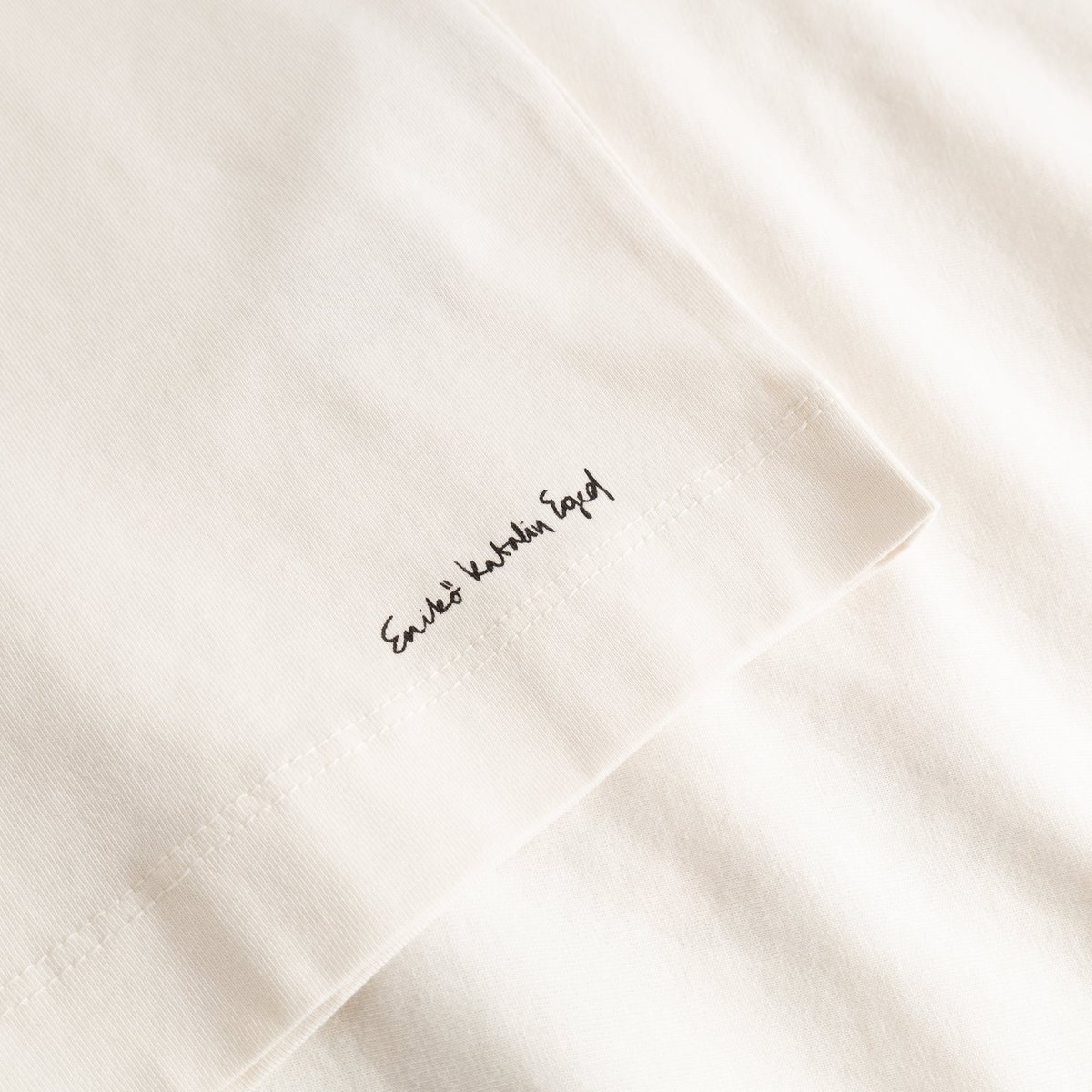T-shirt Vadstena Cowboy Cat Off-White