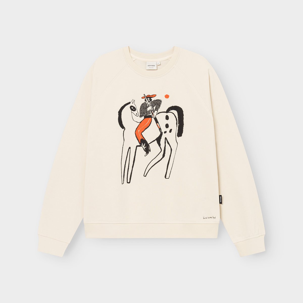 Sweatshirt Ystad Paint My Horse Egg White