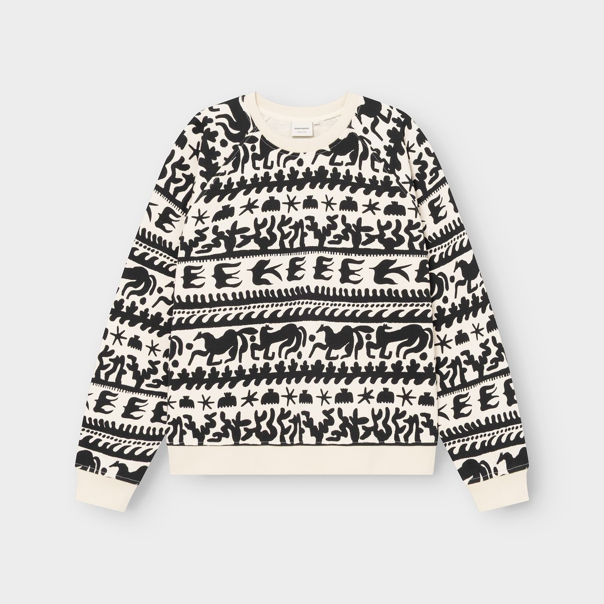Sweatshirt Ystad Beach Gallop Egg White