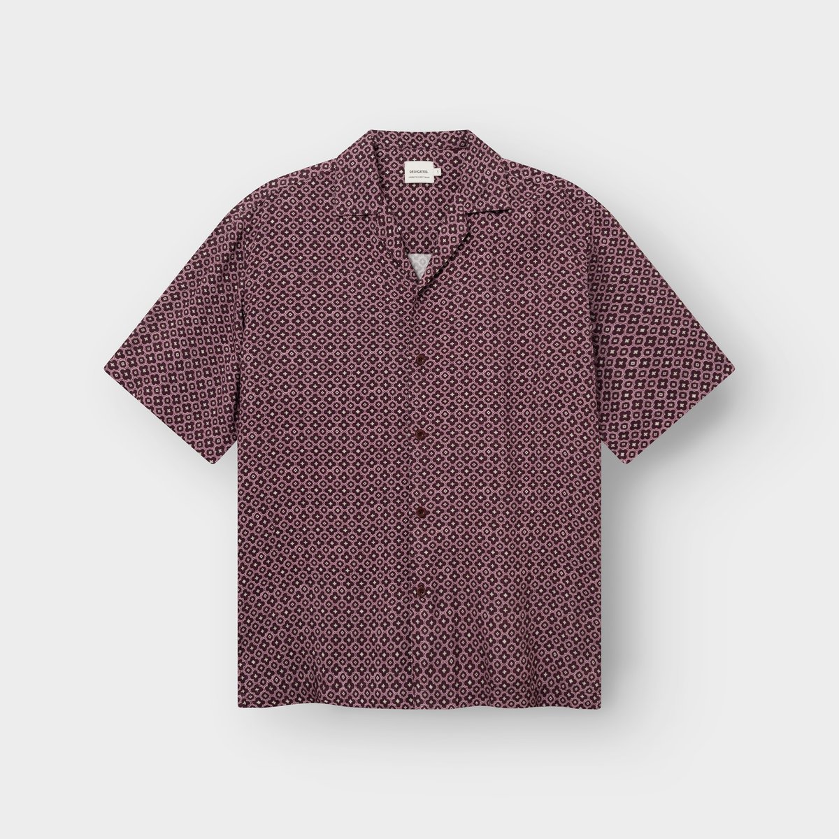 Shirt Marstrand Tile Medallion Fig Red