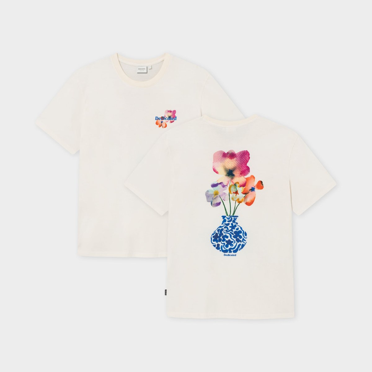 T-shirt Stockholm Cut Flower Off-White