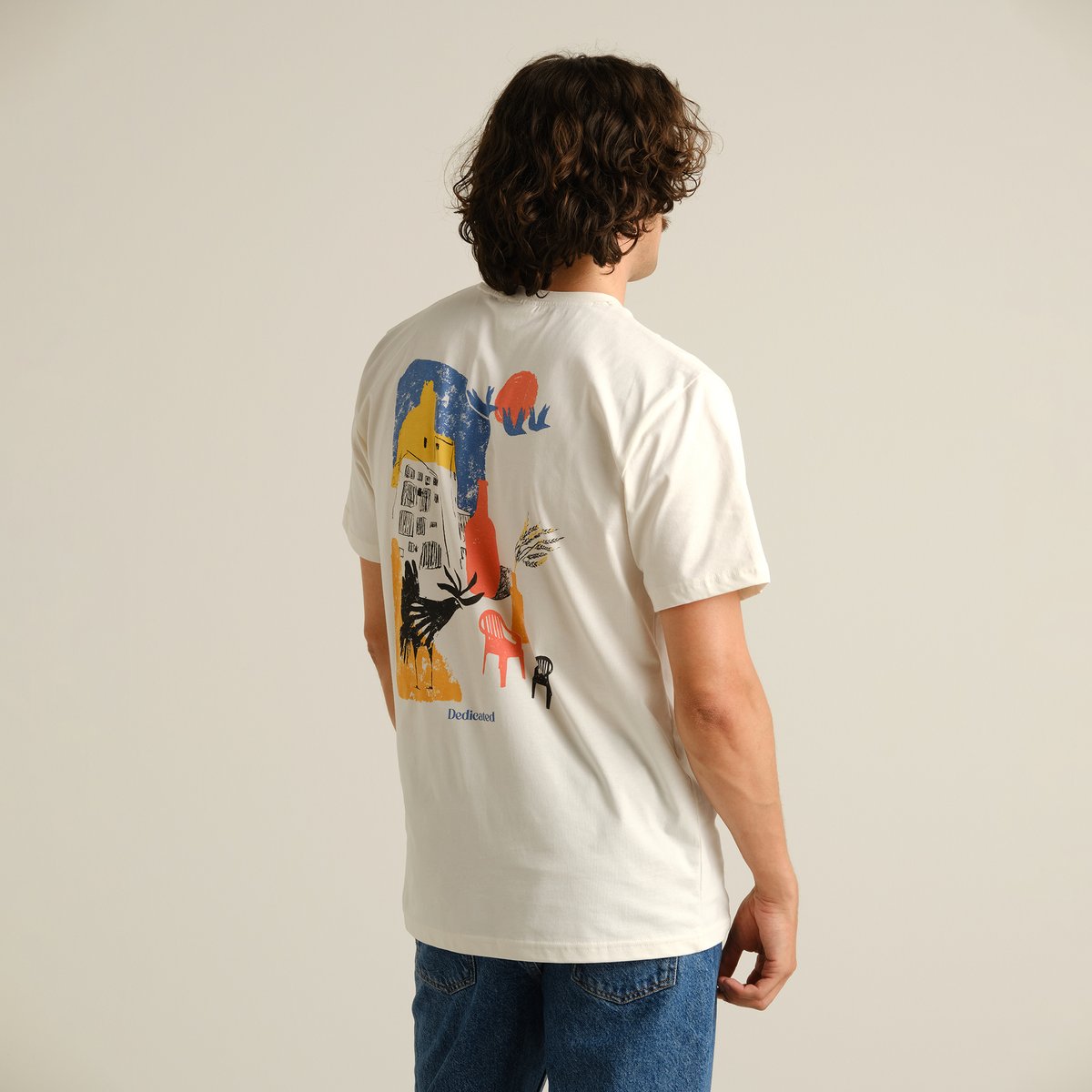 T-shirt Stockholm Siesta Life Off-White