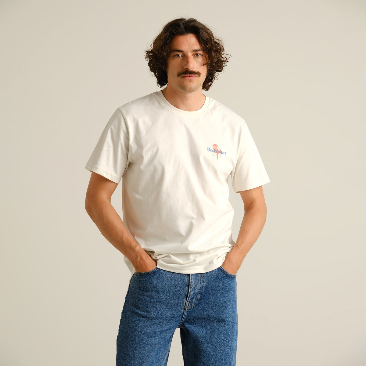 T-shirt Stockholm Siesta Life Off-White