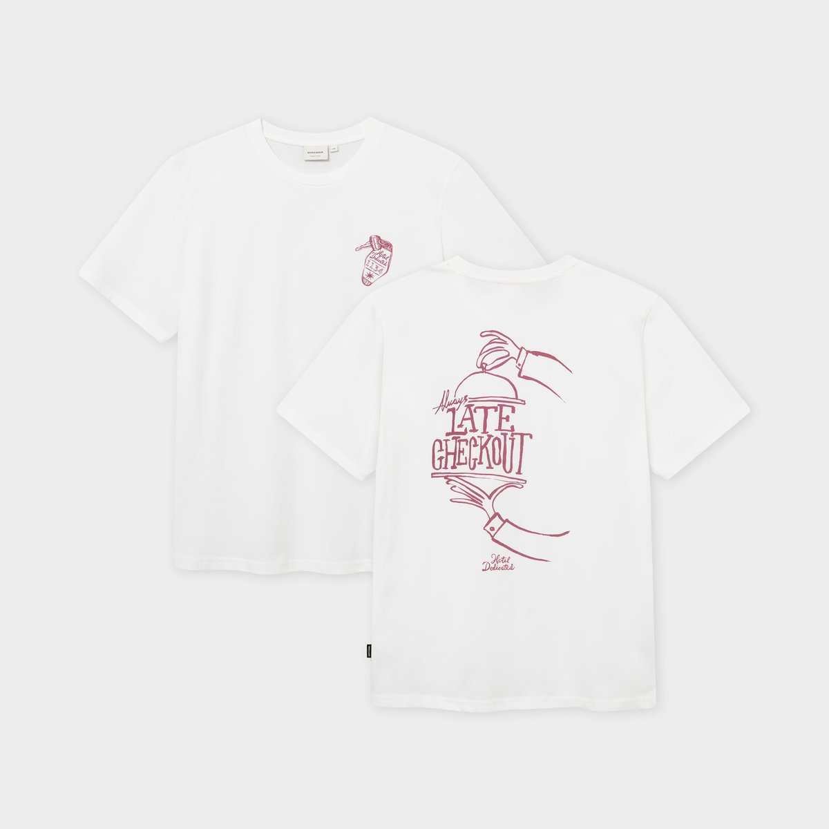 T-shirt Stockholm Late Checkout White
