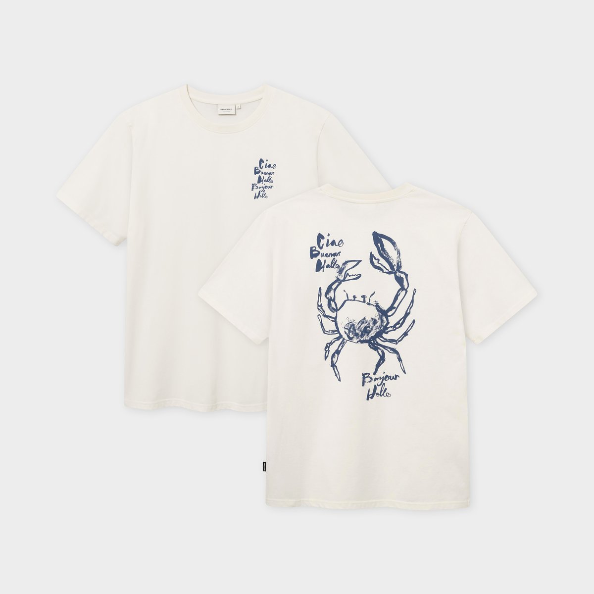 T-shirt Stockholm Ciao Buenas Off-White