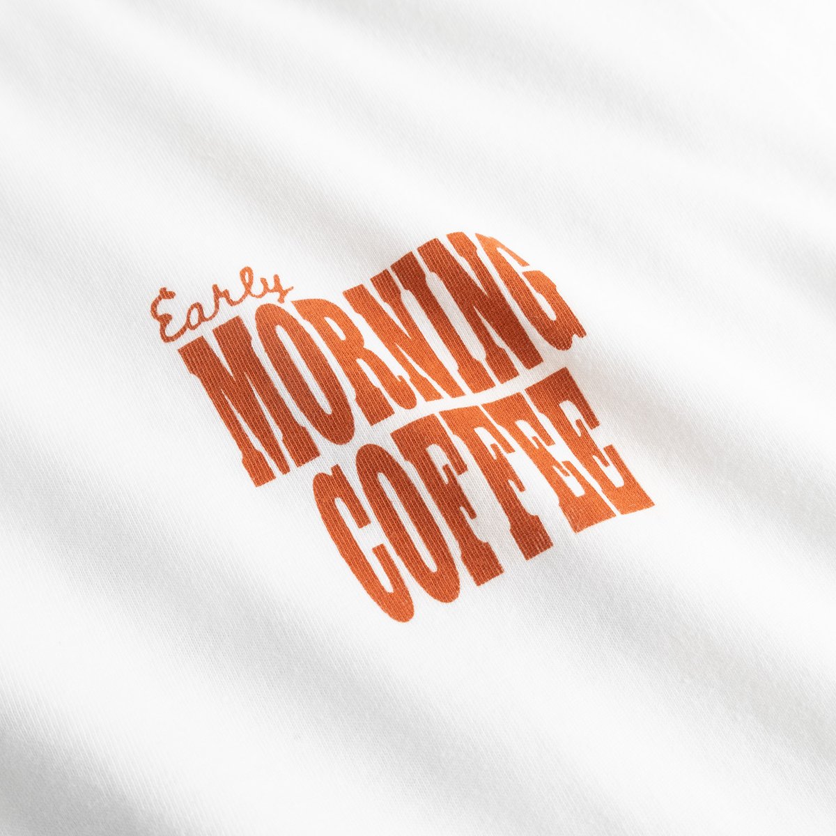 T-shirt Stockholm Morning Coffee White