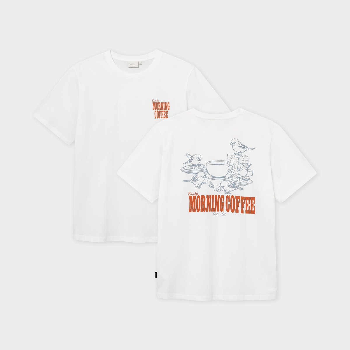 T-shirt Stockholm Morning Coffee White