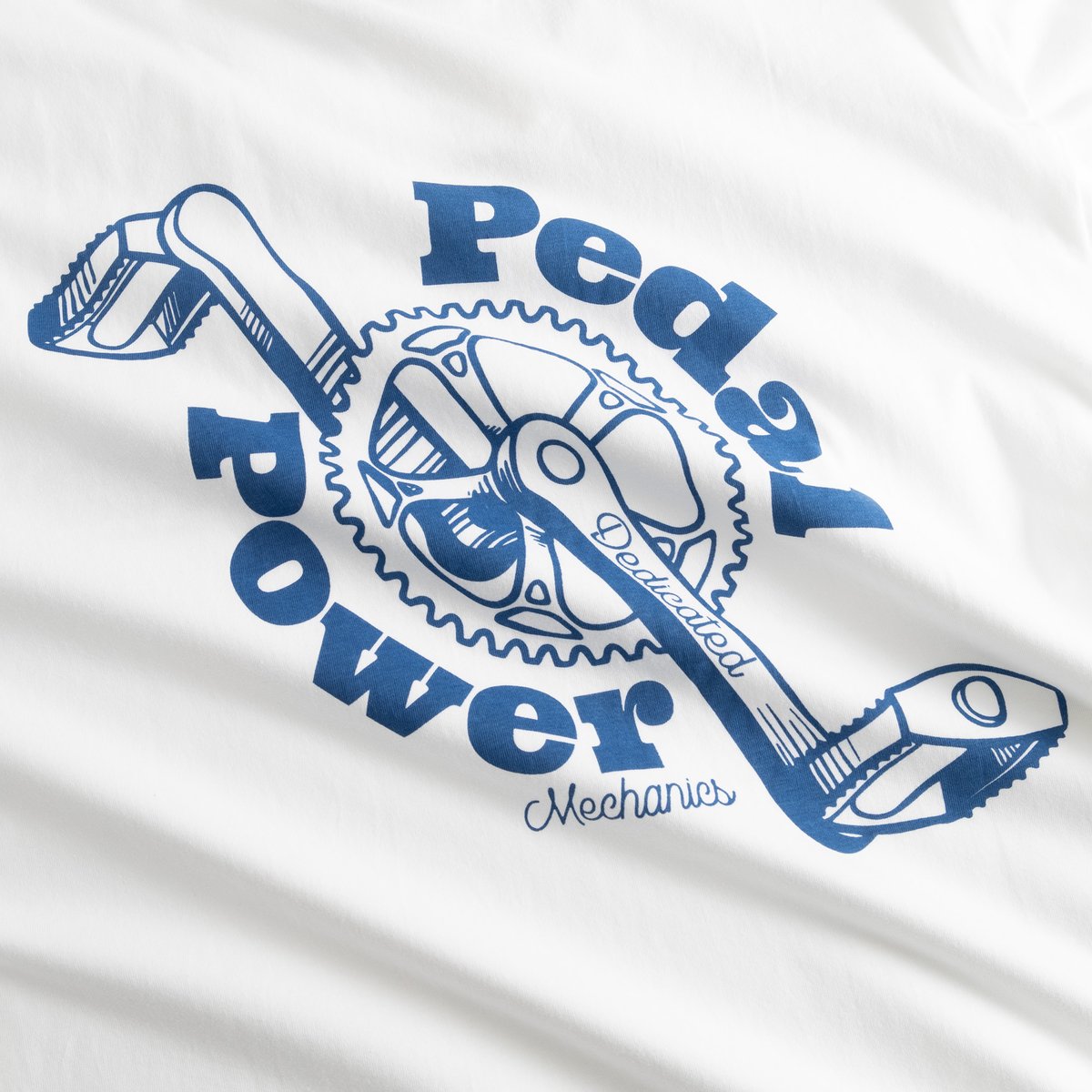 T-shirt Stockholm Pedal Power White