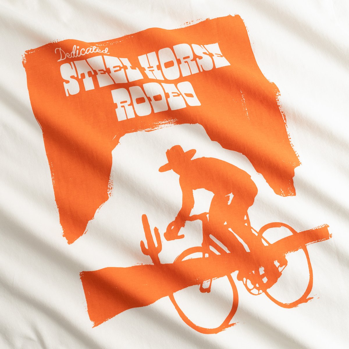 T-shirt Stockholm Steel Horse Off-White
