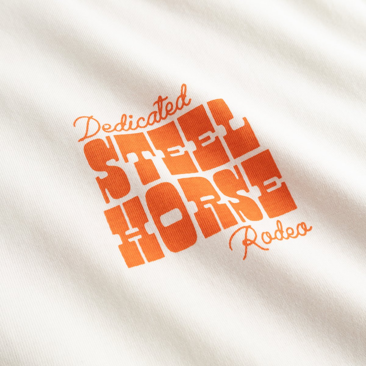 T-shirt Stockholm Steel Horse Off-White