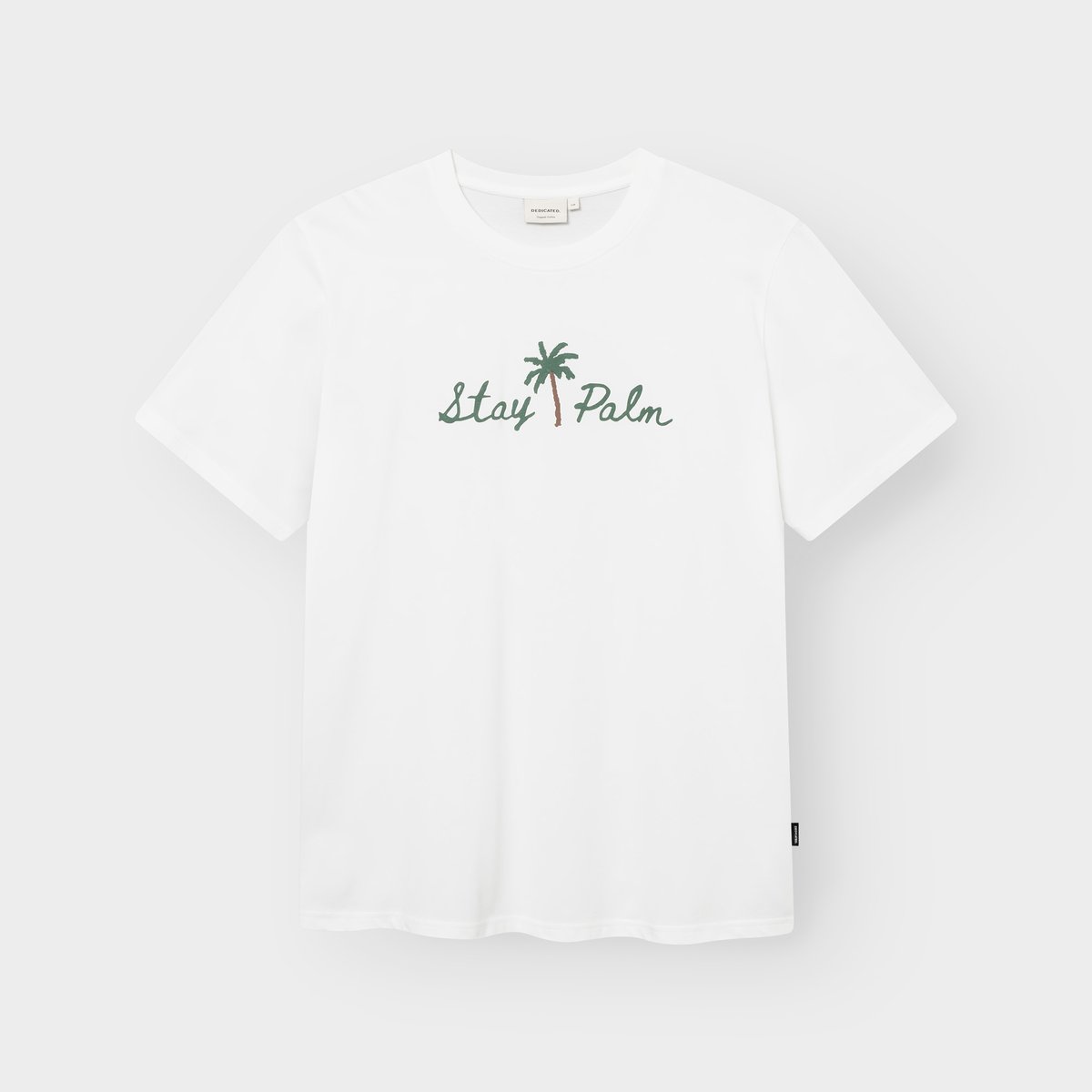 T-shirt Stockholm Stay Palm White