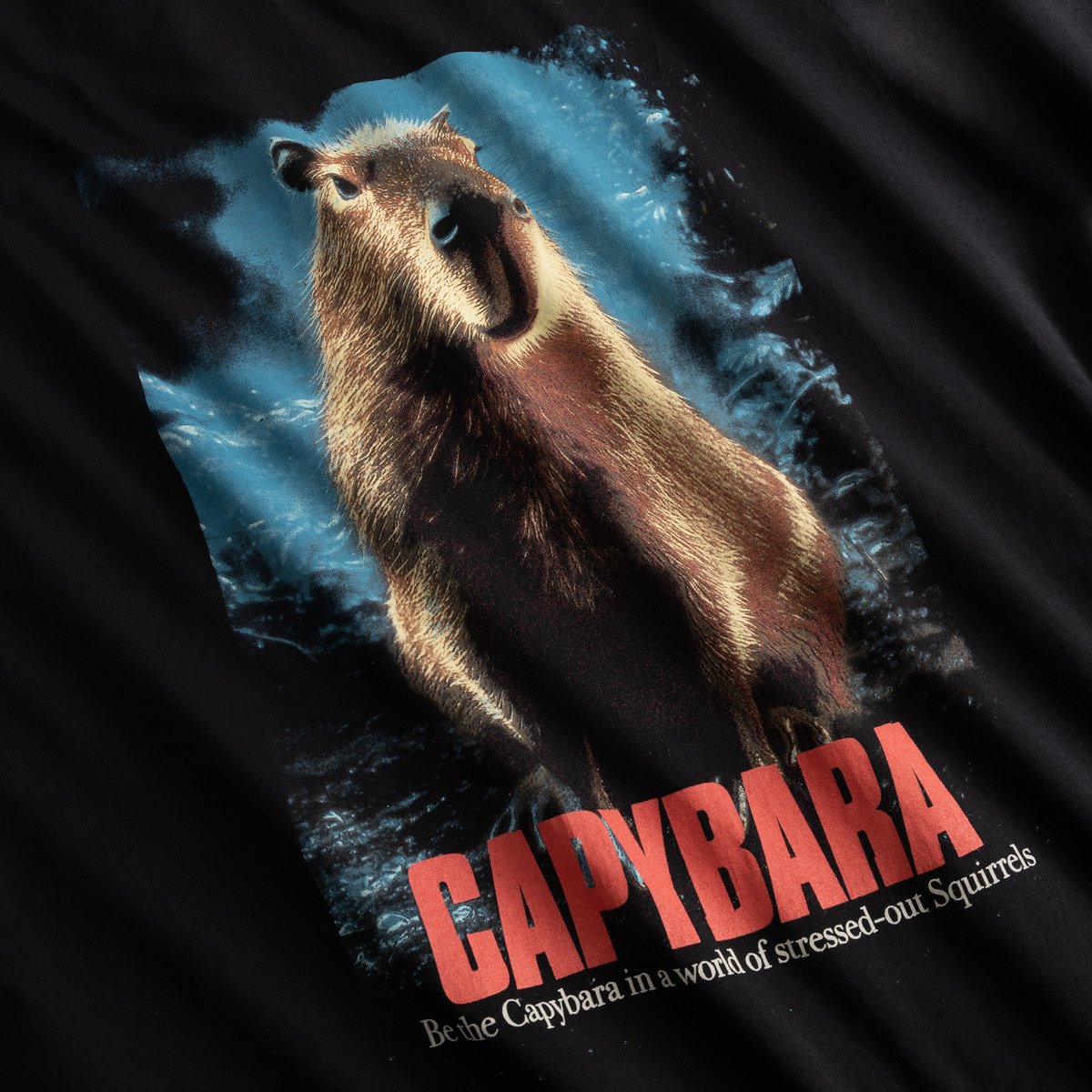 T-shirt Stockholm Capybara Black