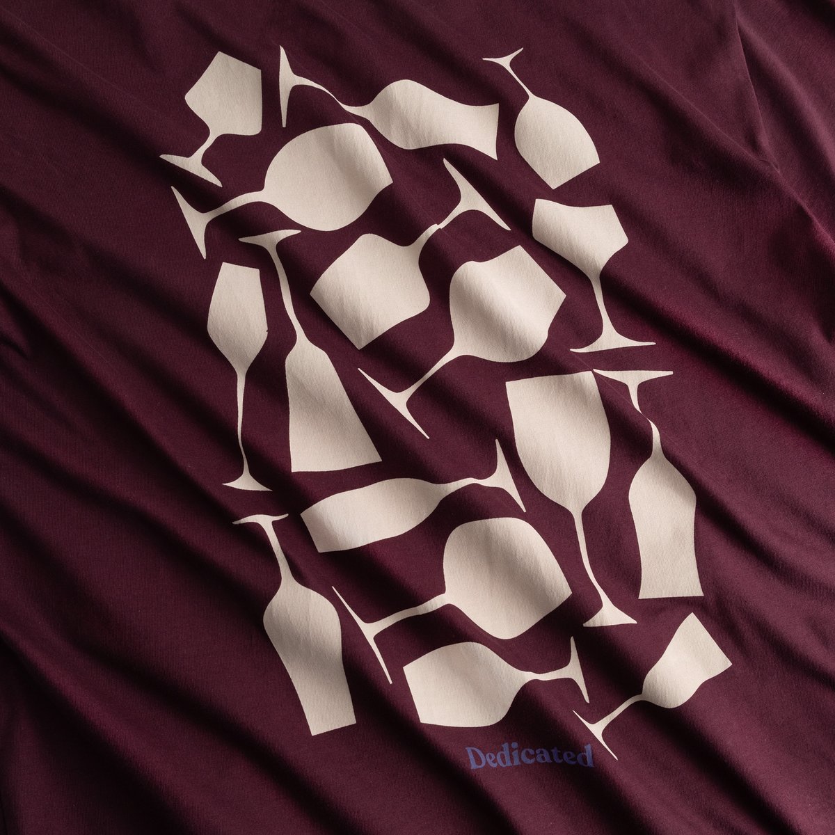 T-shirt Stockholm Wine Cups Fig Red