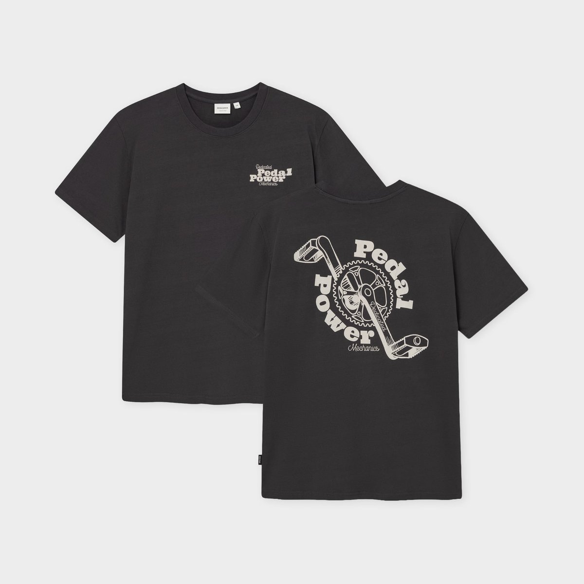 T-shirt Stockholm Pedal Power Charcoal