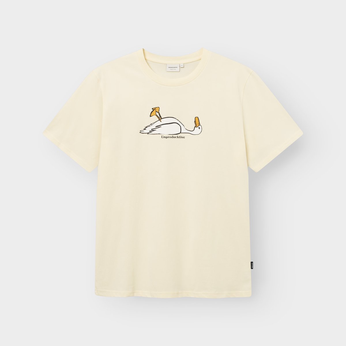 T-shirt Stockholm Unproducktive Transparent Yellow