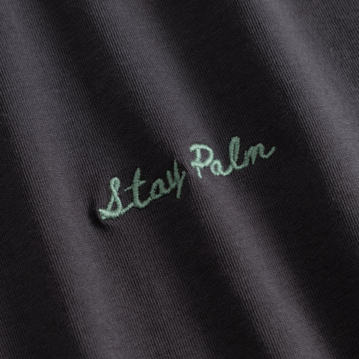 T-shirt Stockholm Stay Palm Charcoal