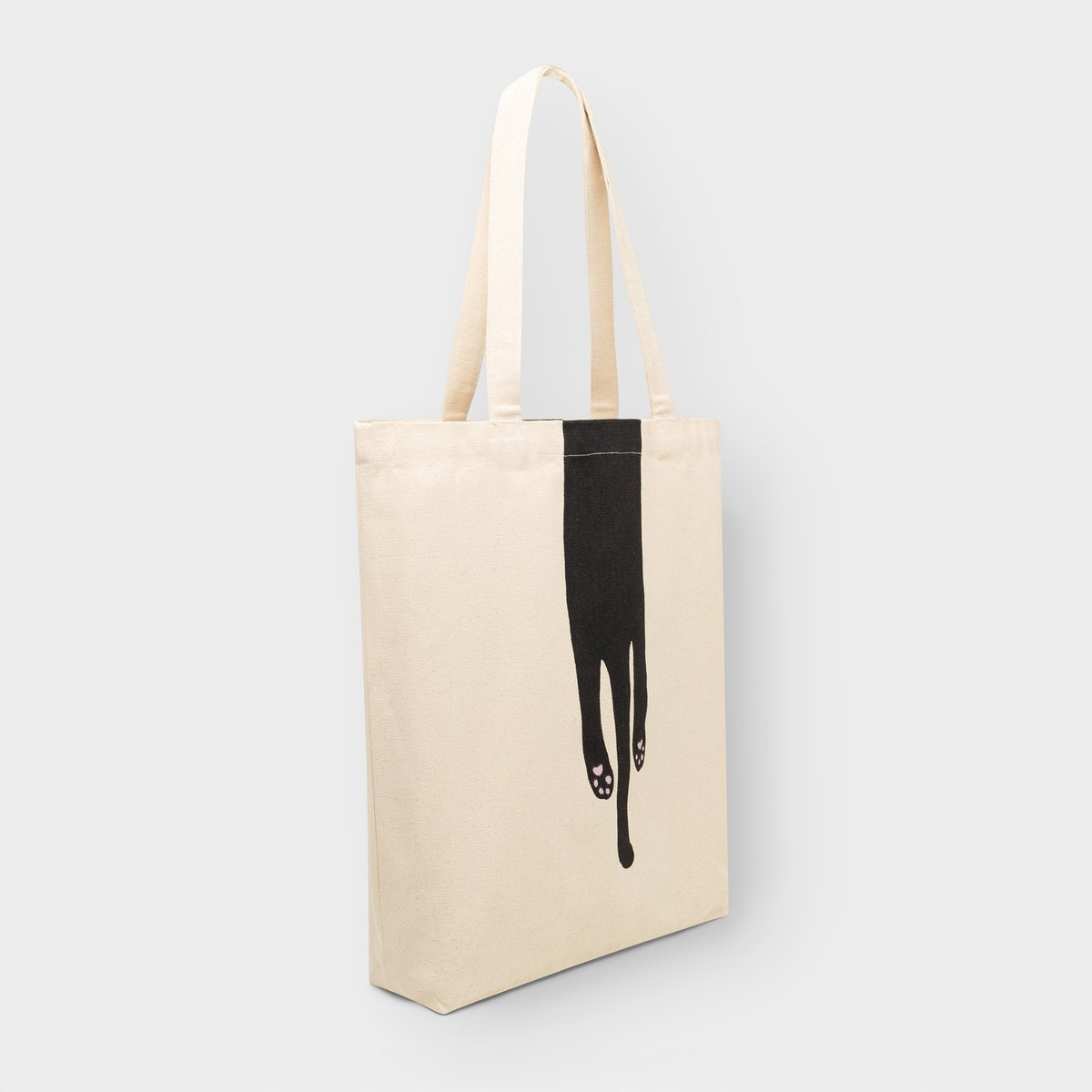 Tote Bag Torekov Long Cat Off-White