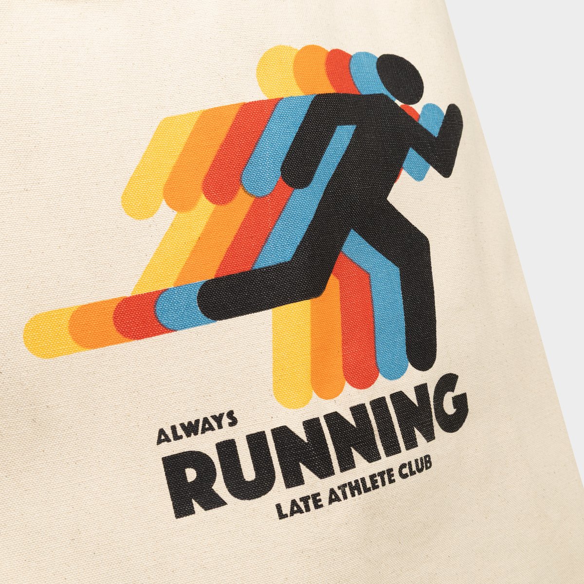 Tote Bag Torekov Running Late Off-White