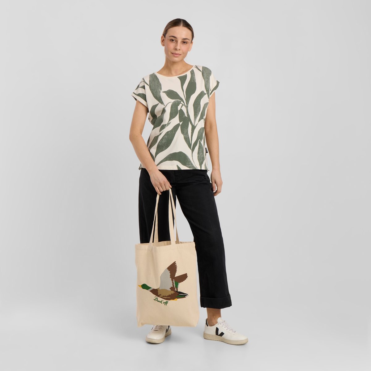 Tote Bag Torekov Duck Off Off-White