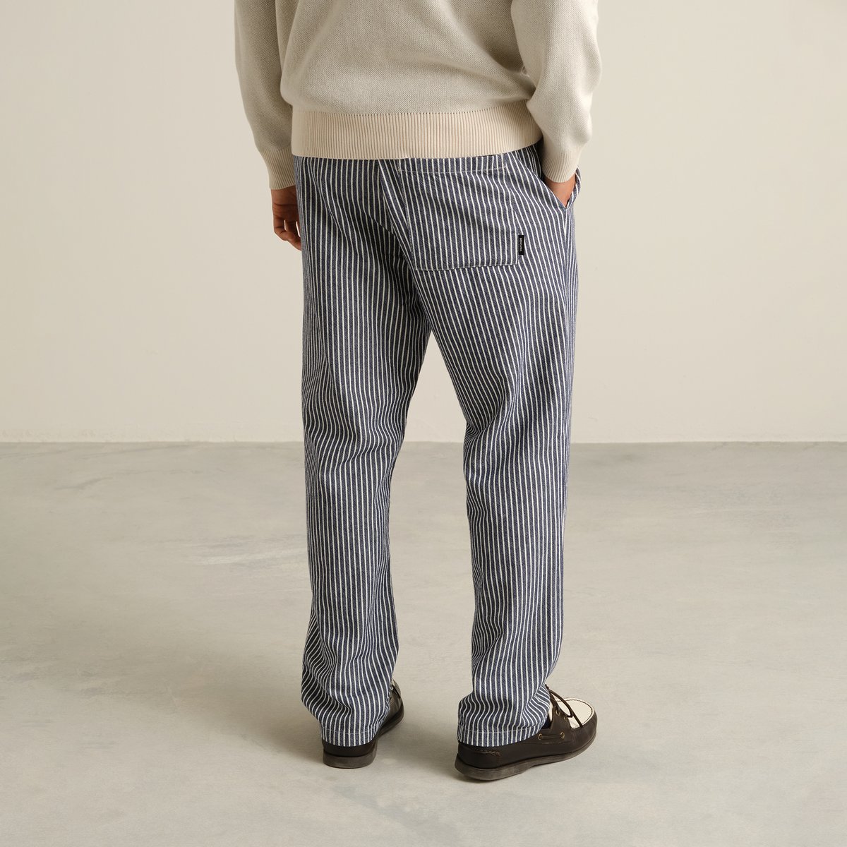 Pants Borrby Work Stripe Blue