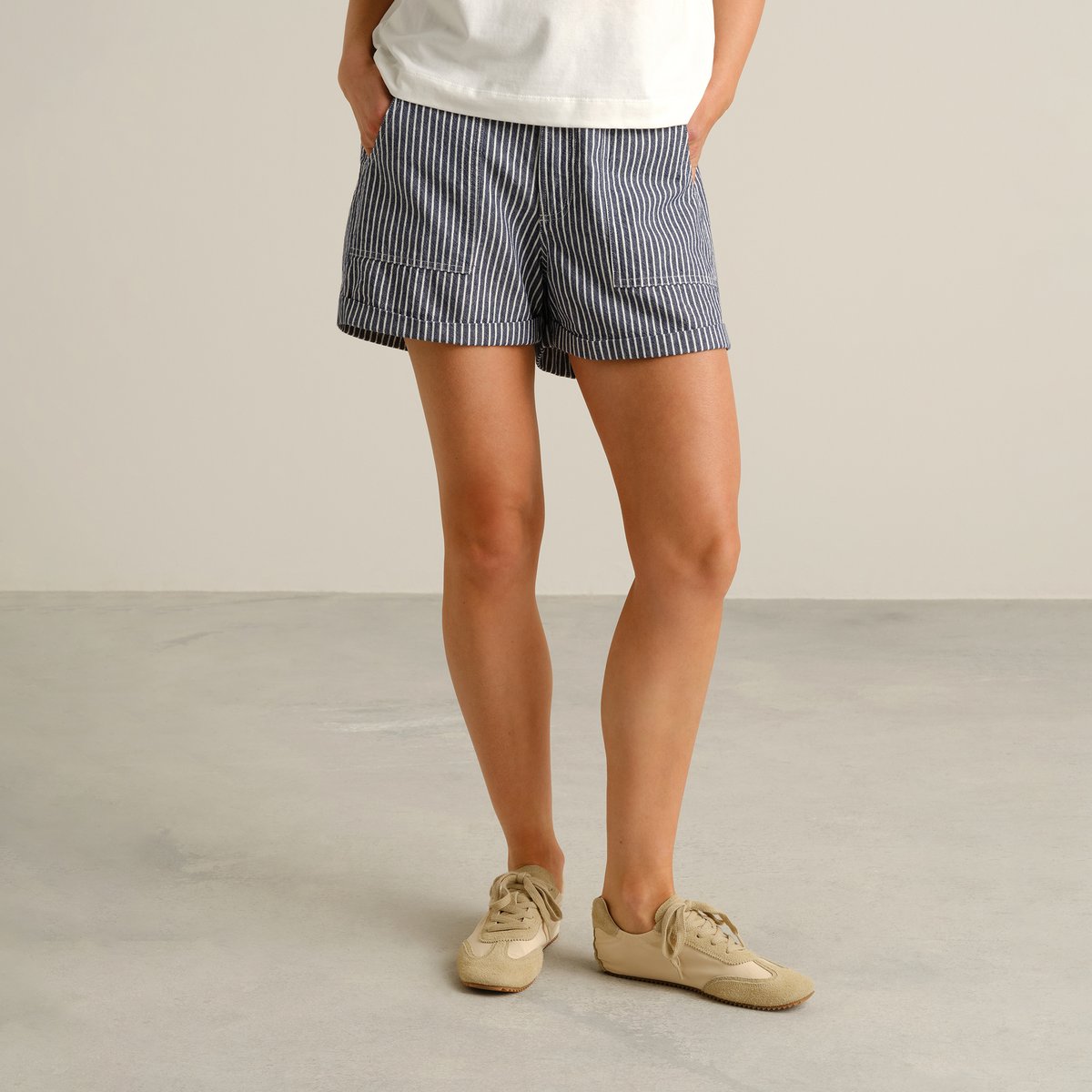 Shorts Vedum Work Stripe Blue