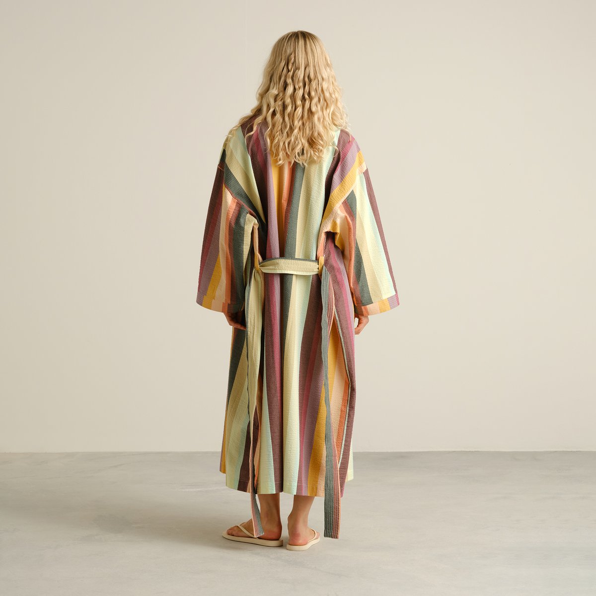 Glabo Bathrobe Sunset Stripe