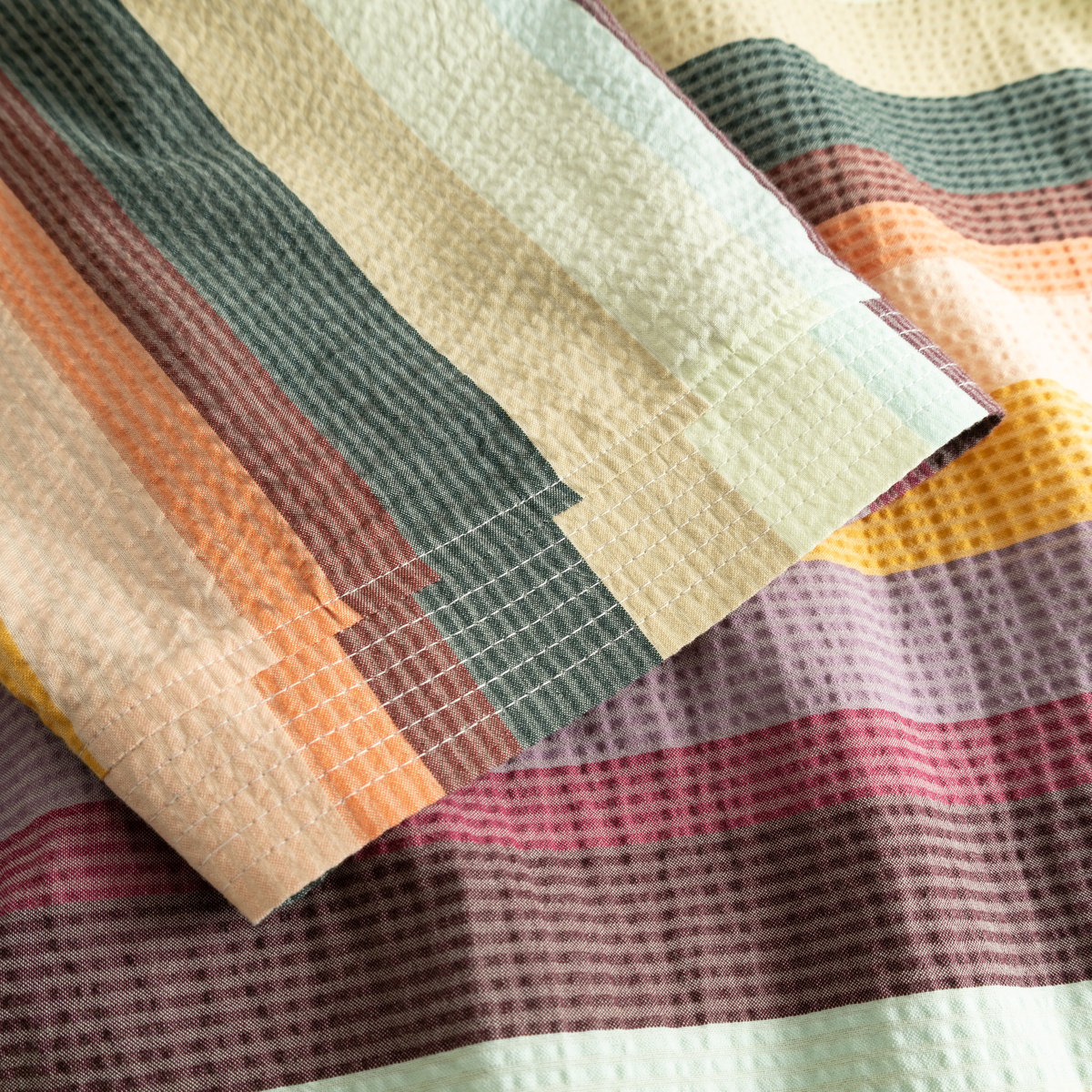 Glabo Bathrobe Sunset Stripe