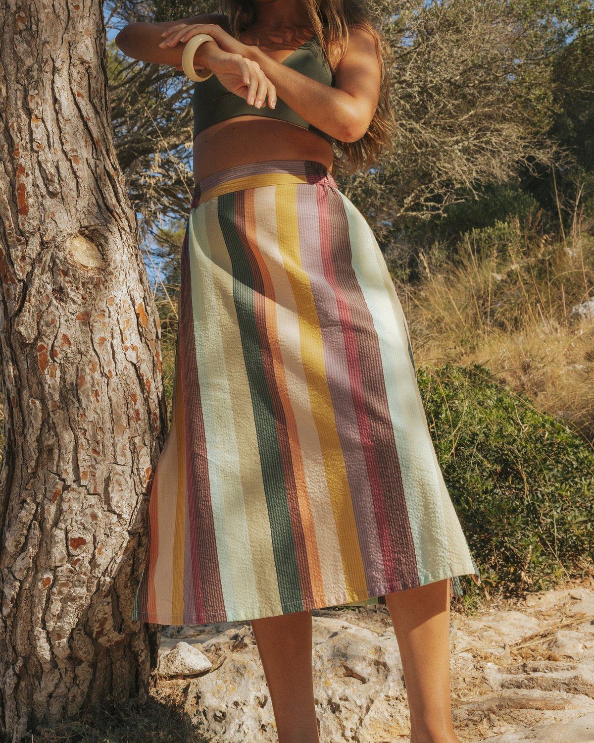 Skirt Viken Sunset Stripe