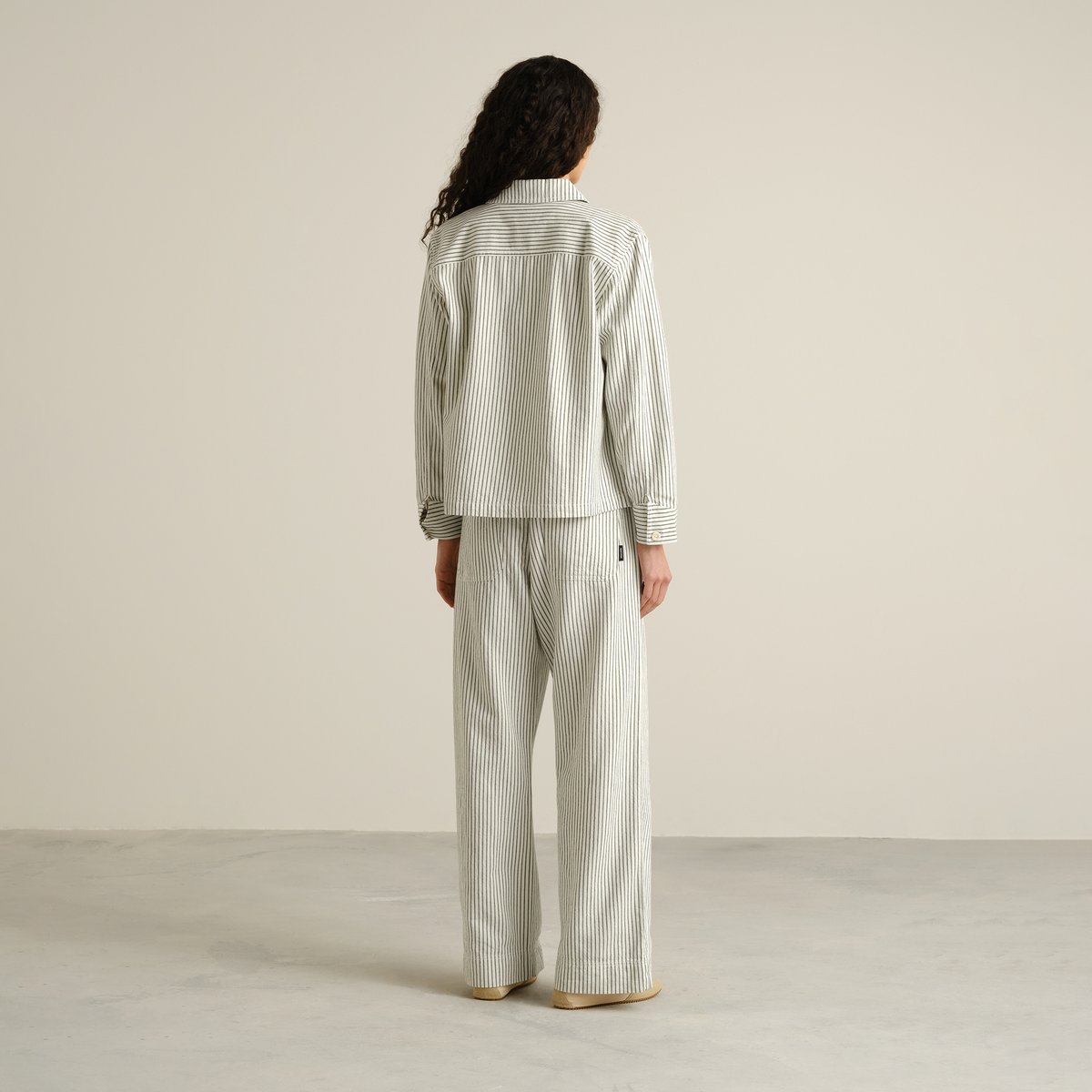 Workwear Pants Vara Work Stripe Forest Green