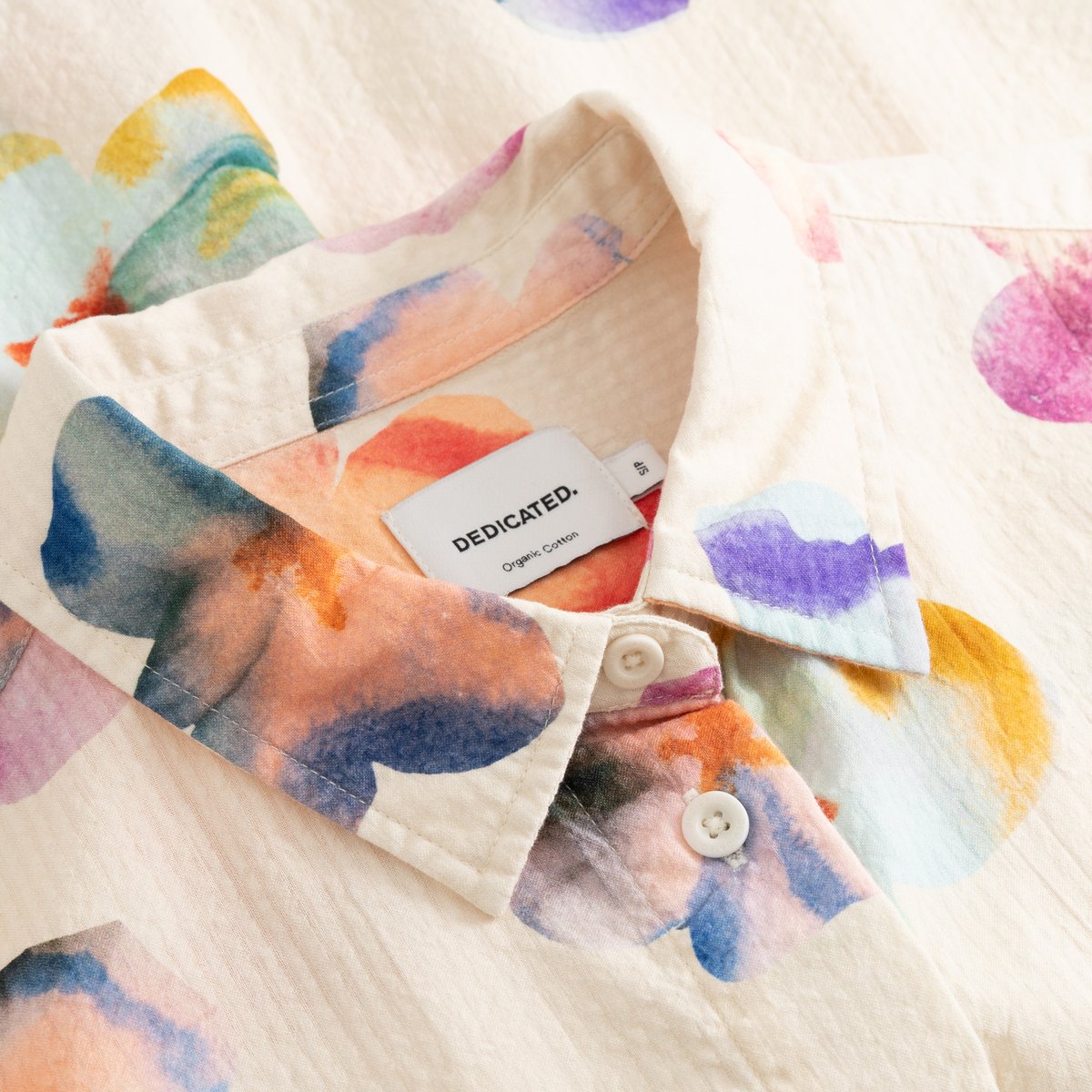 Shirt Grundvik Flower Cut Egg White