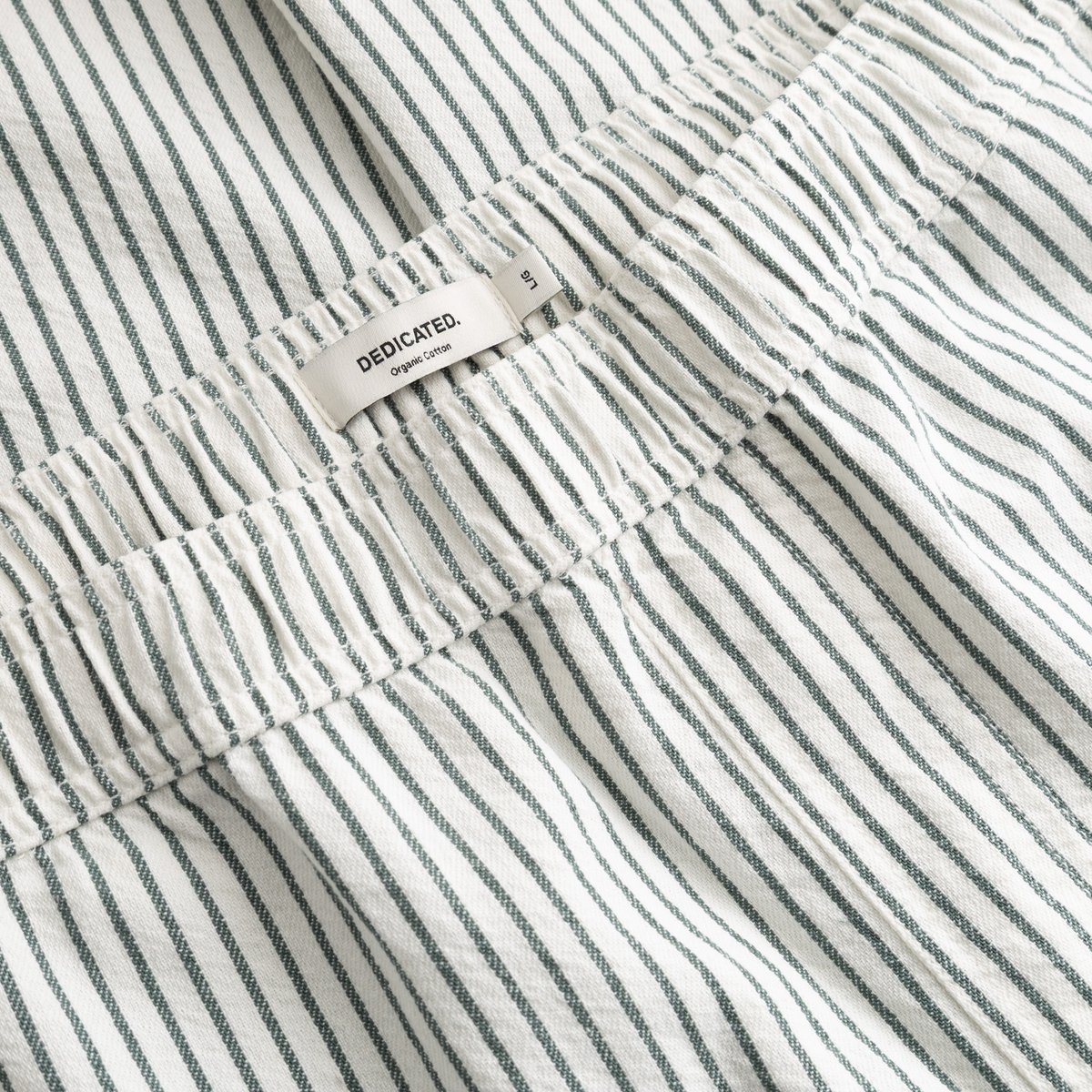 Pants Borrby Work Stripe Forest Green