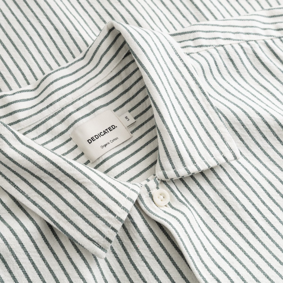 Shirt Brantevik Work Stripe Forest Green