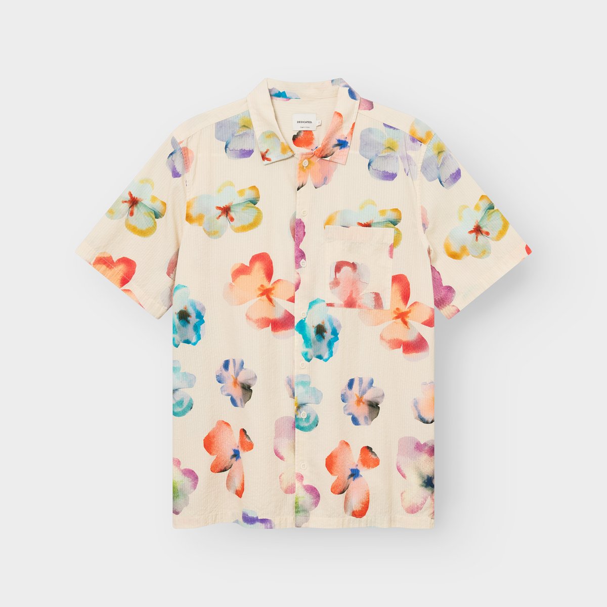 Shirt Brantevik Flower Cut Egg White