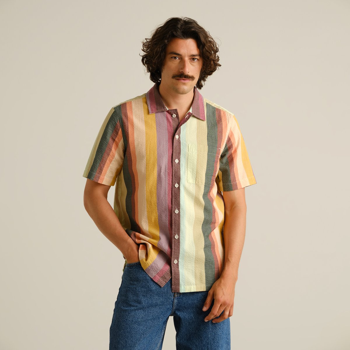 Shirt Brantevik Sunset Stripe