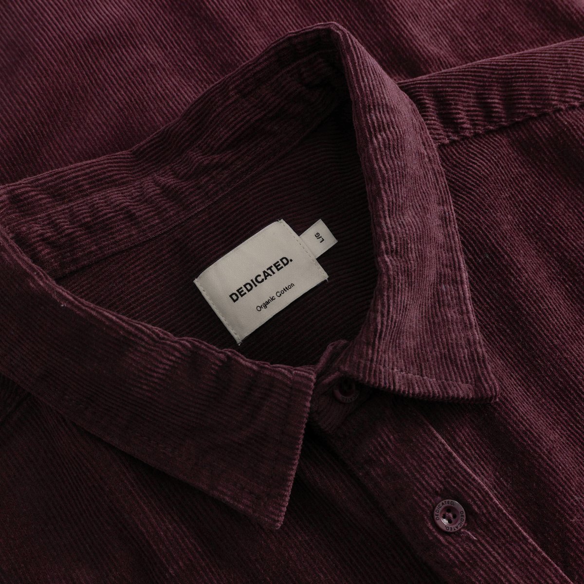 Shirt Varberg Corduroy  Fig Red