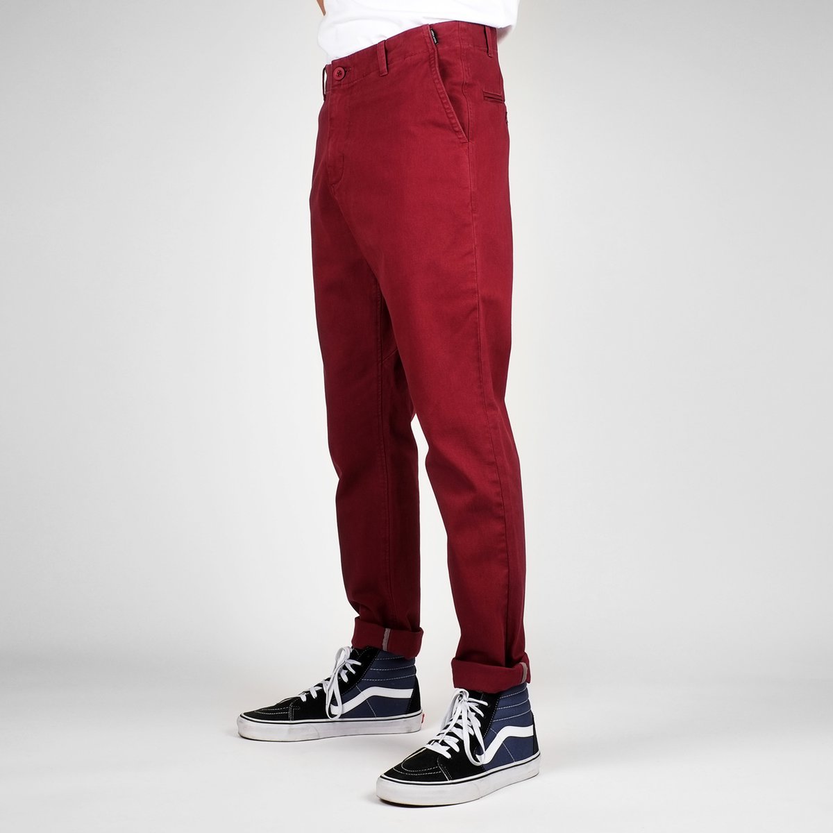 Chino Pants Sundsvall Burgundy