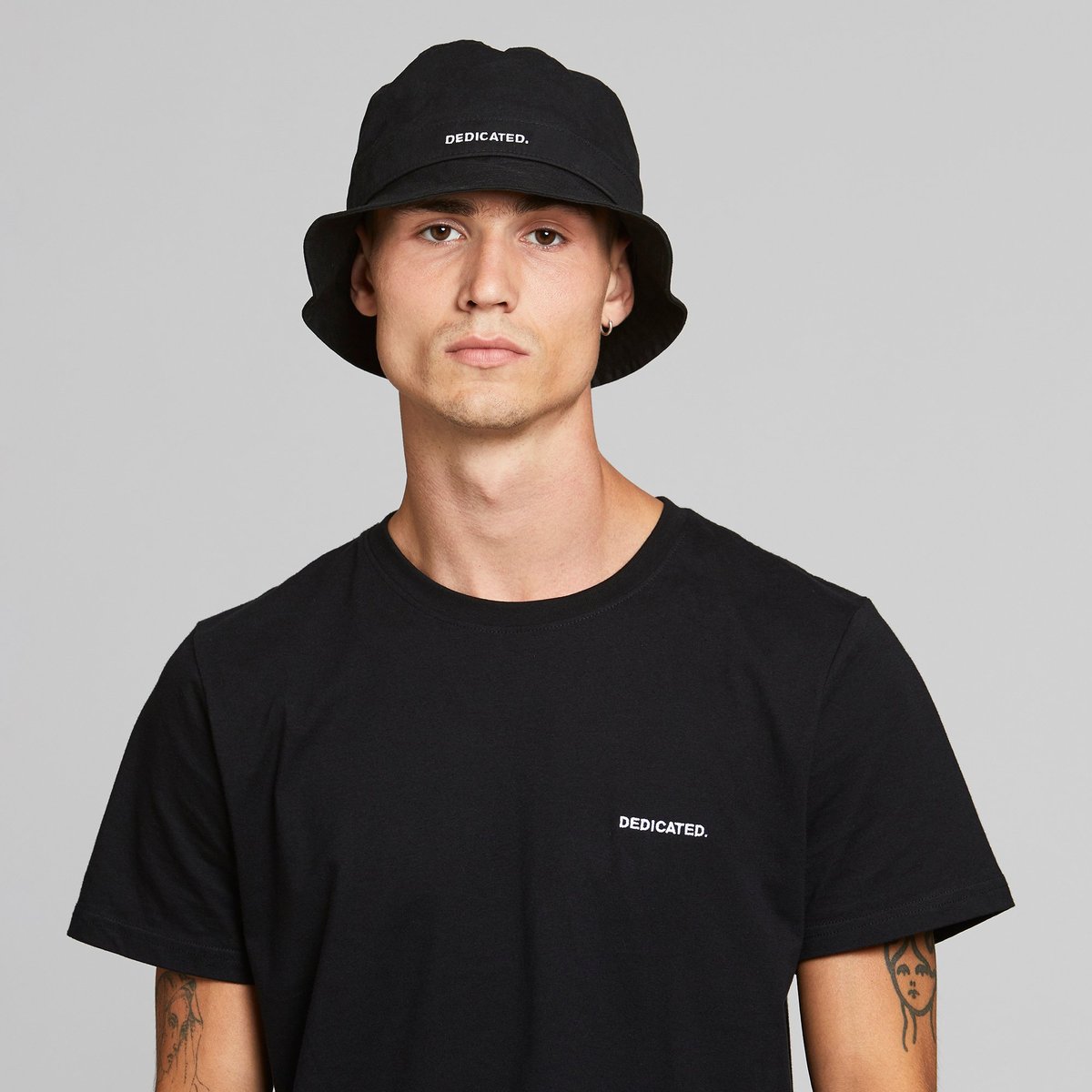 Bucket Hat Dedicated Logo Black