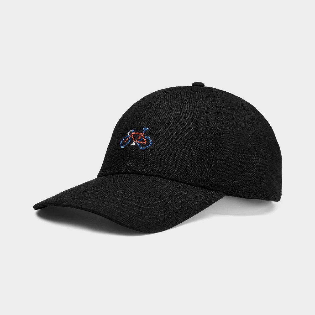 Sport Cap Stitch Bike Black