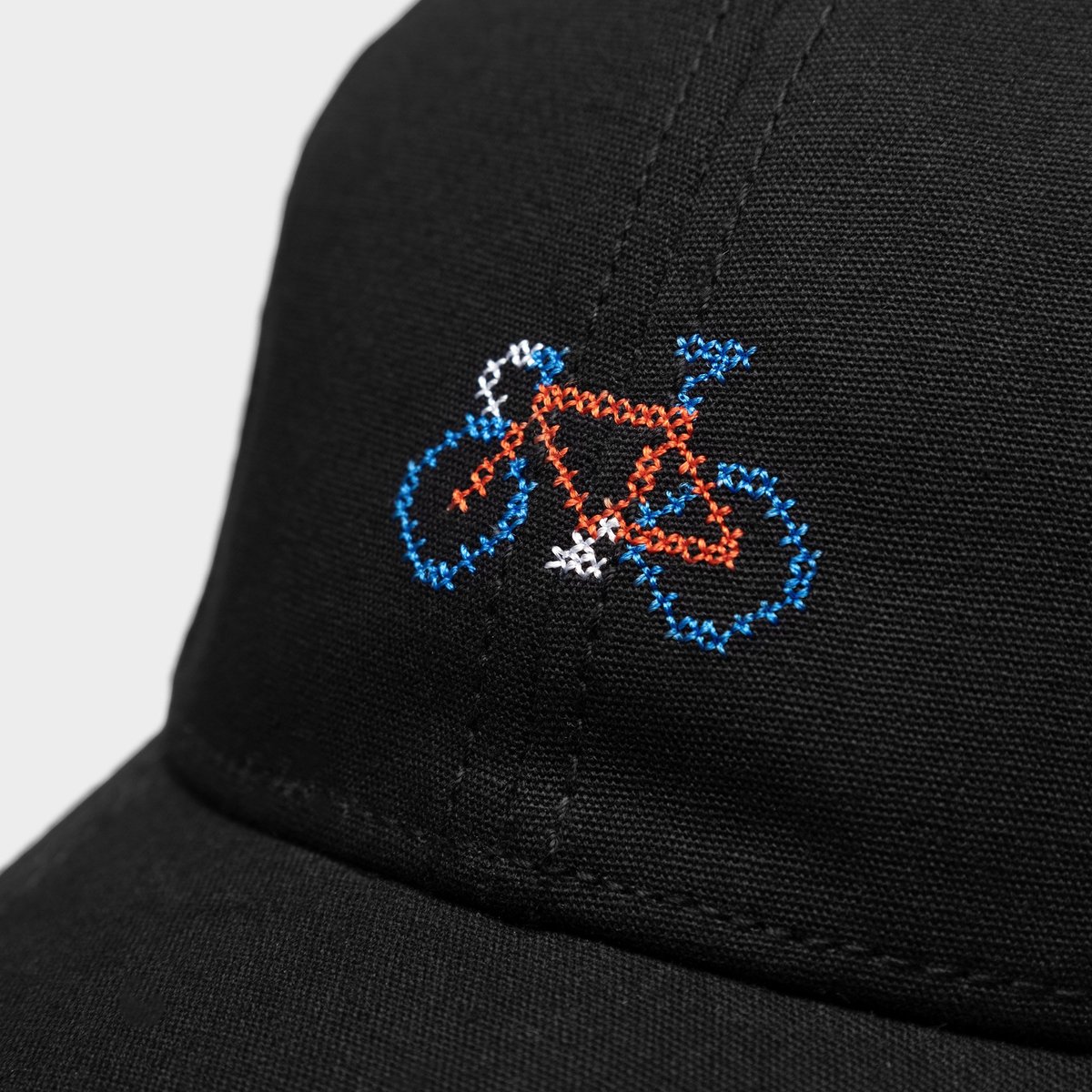 Sport Cap Stitch Bike Black