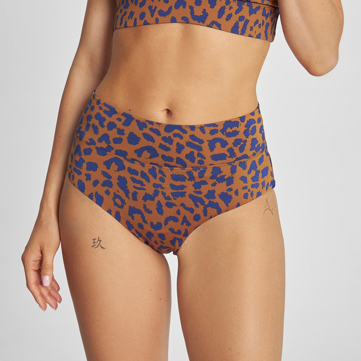 Bikini Pants Slite Leopard