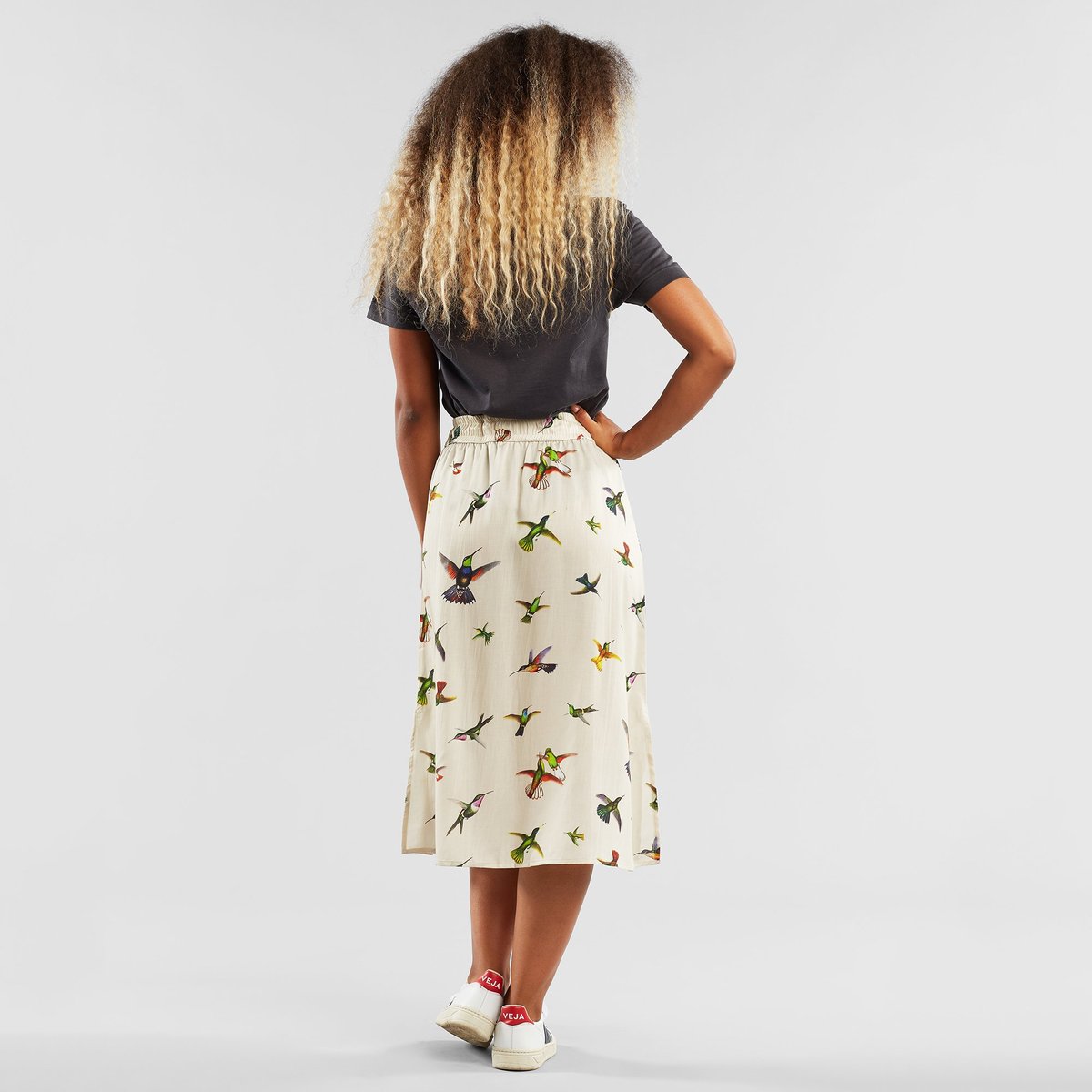 Skirt Klippan Flying Hummingbirds Multi Color
