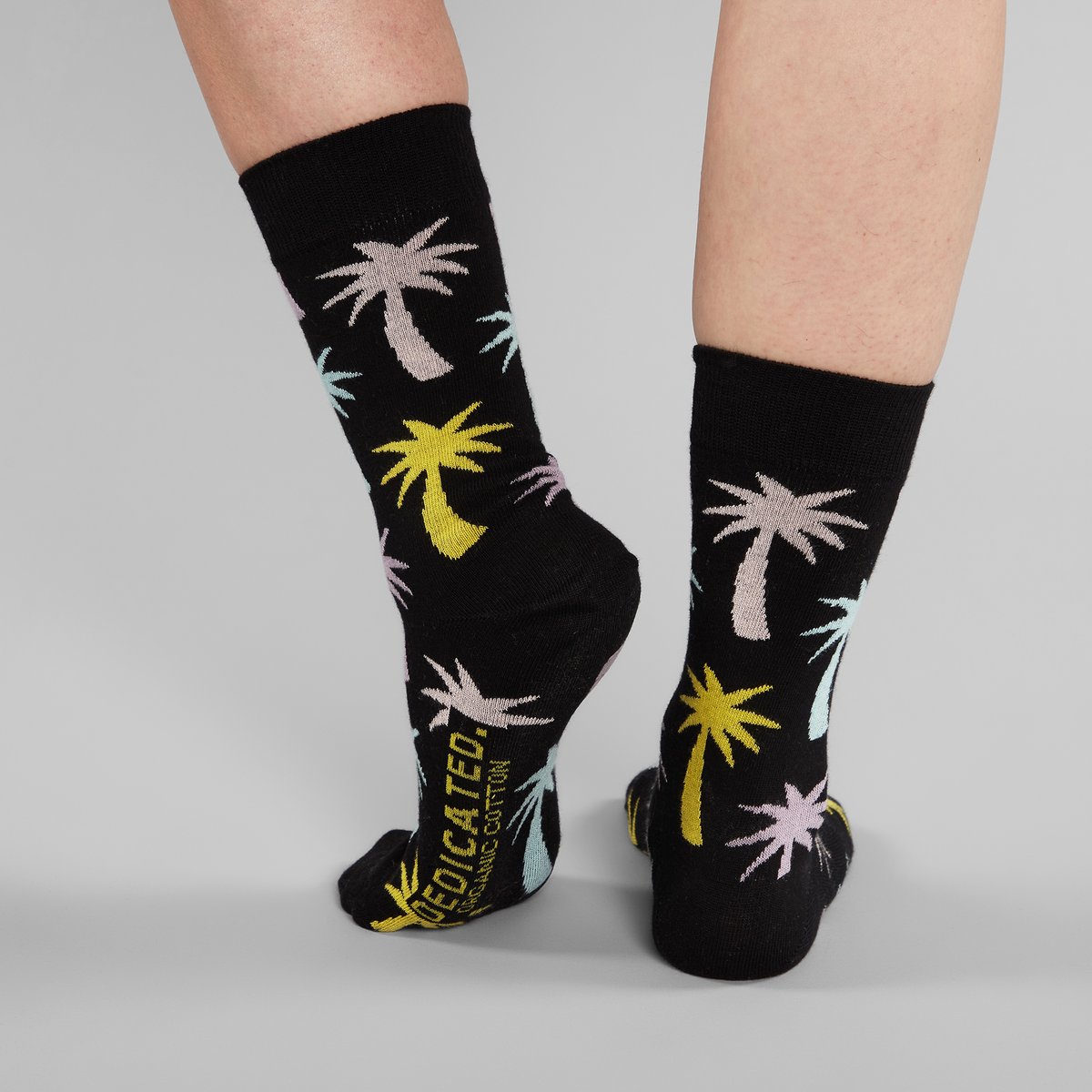 Socks Sigtuna Big Palms Black
