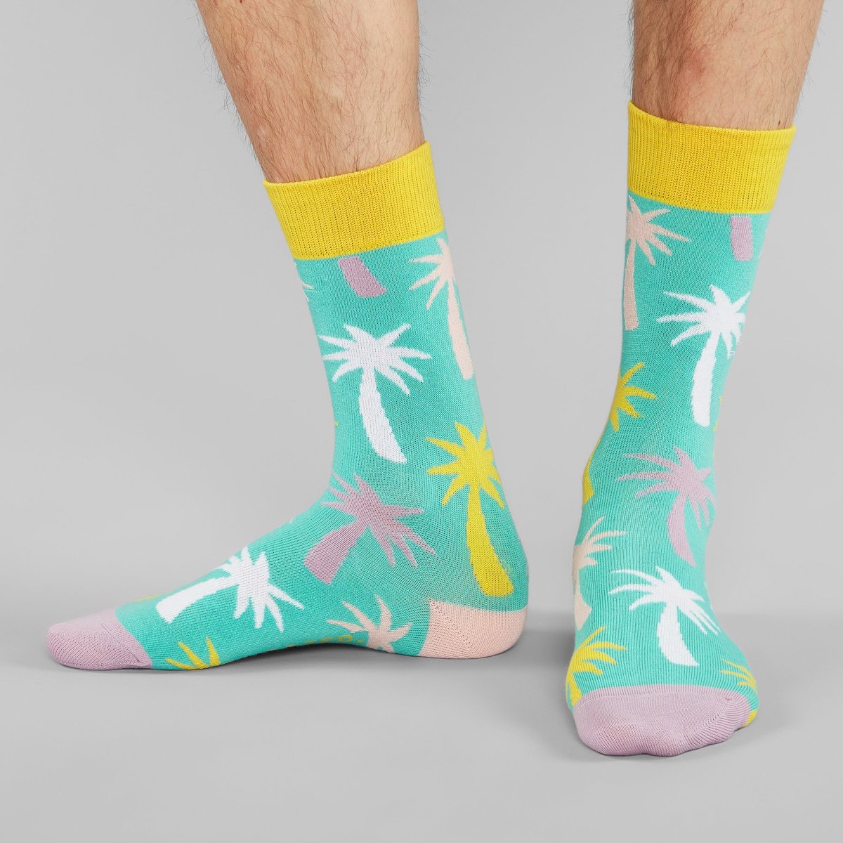 Socks Sigtuna Big Palms Green