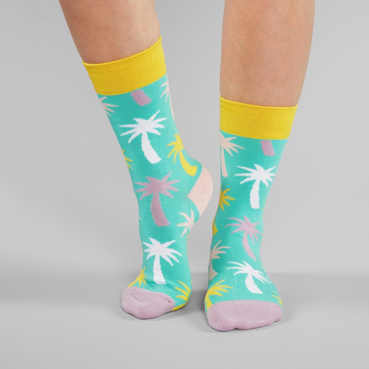 Socks Sigtuna Big Palms Green